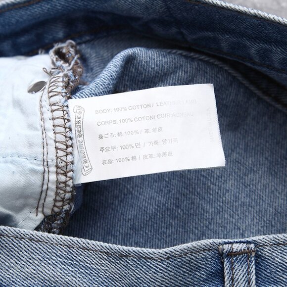 Chrome Hearts Logo Blue Jeans - Picture 6 of 10